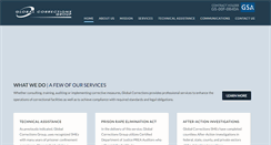 Desktop Screenshot of globalcorrections.com